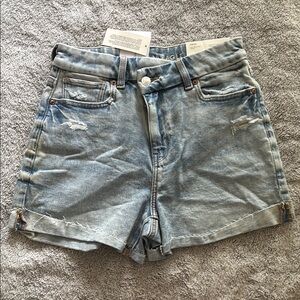 American Eagle Outfitters Blue Jean Shorts High-Waisted
